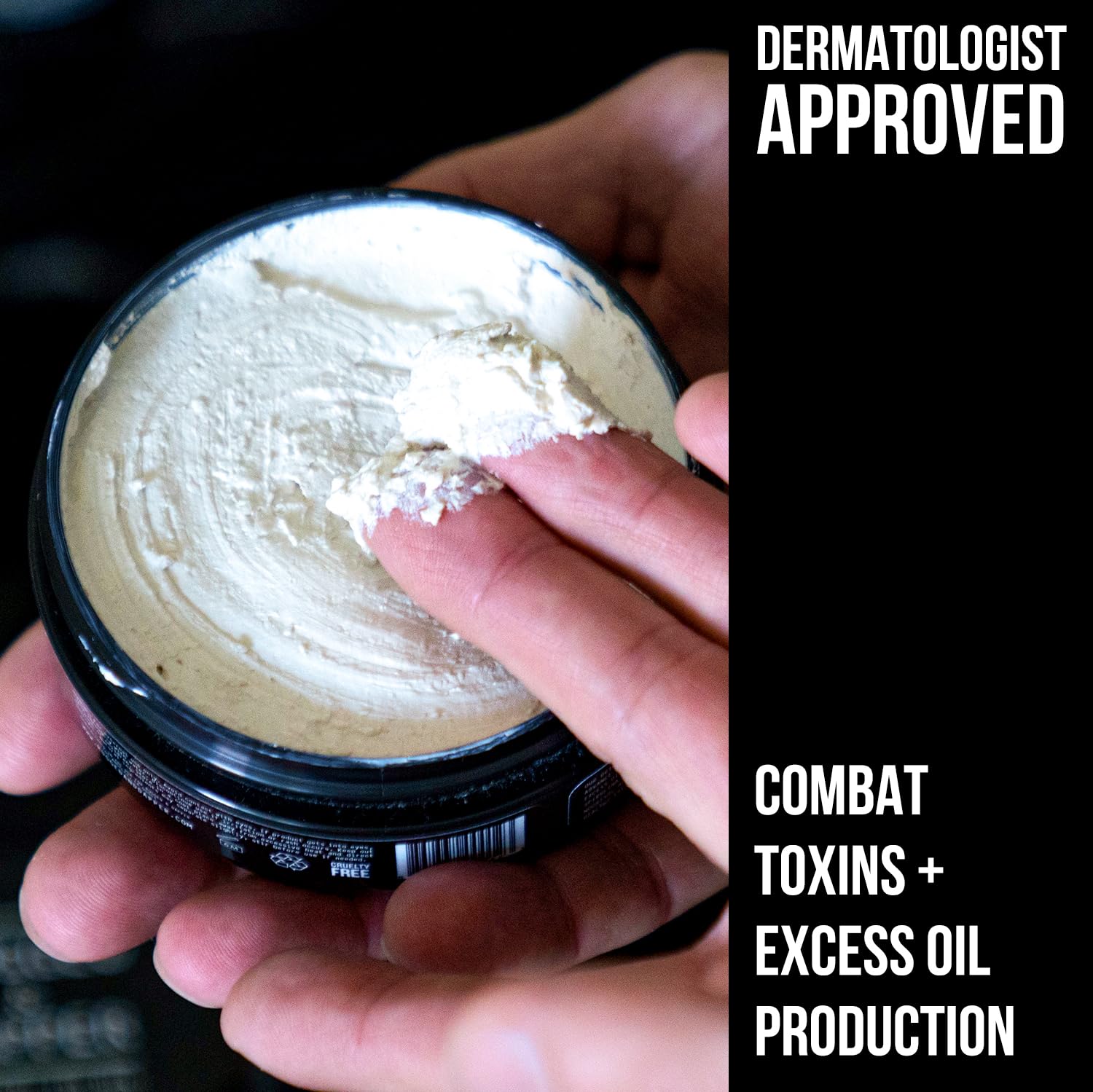 RUGGED & DAPPER mascarilla para hombres, poros y control de grasa