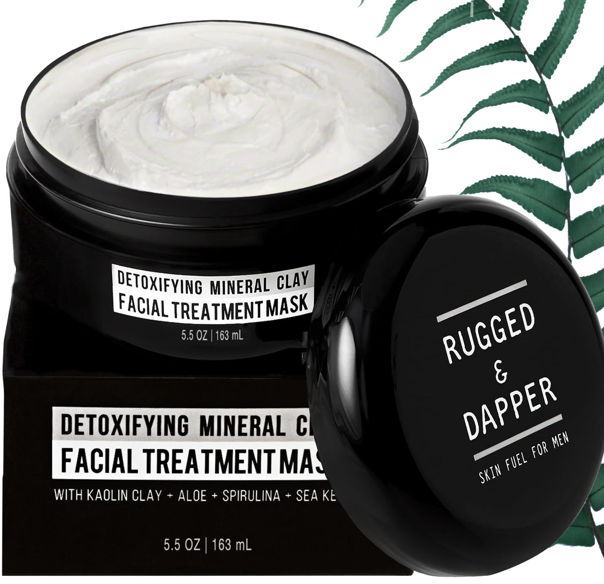 RUGGED & DAPPER mascarilla para hombres, poros detox y limpieza profunda