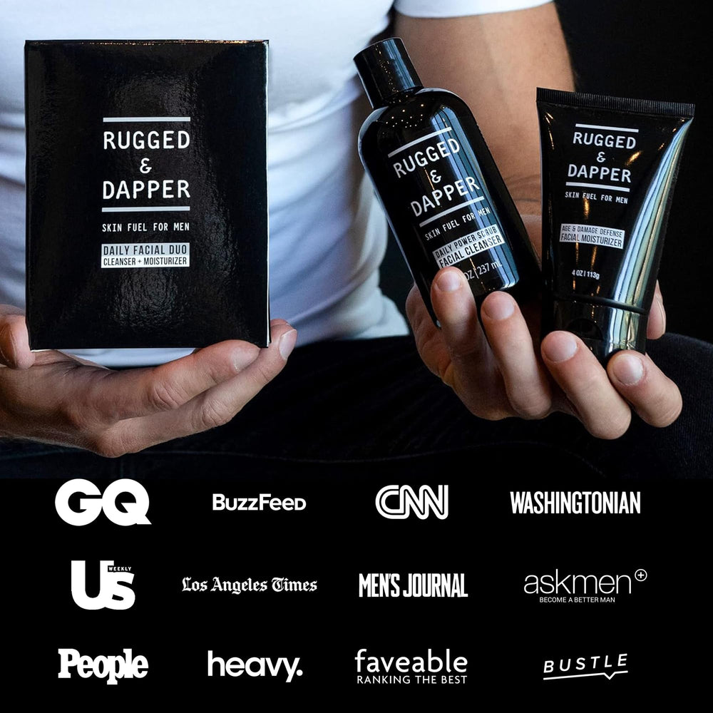 RUGGED & DAPPER set para pieles diversas, ideal para diferentes edades y tonos