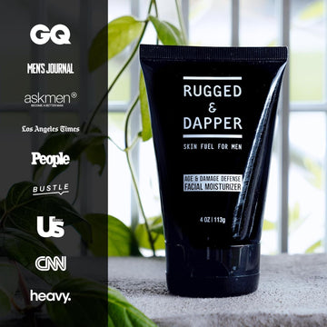 RUGGED & DAPPER sin perfume: crema facial apta para piel sensible.