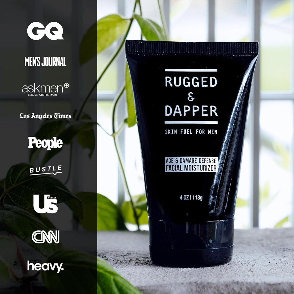 RUGGED & DAPPER sin perfume: crema facial apta para piel sensible.