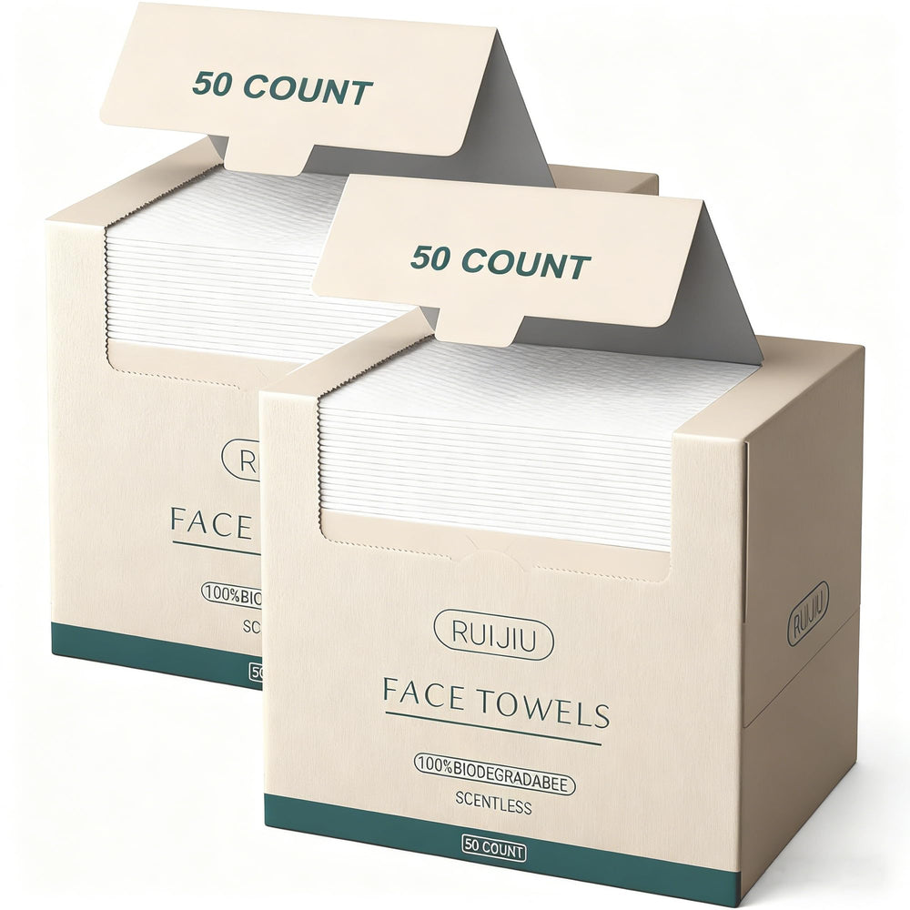 RUIJIU toalla facial desechable grande 10x12 para lavado diario
