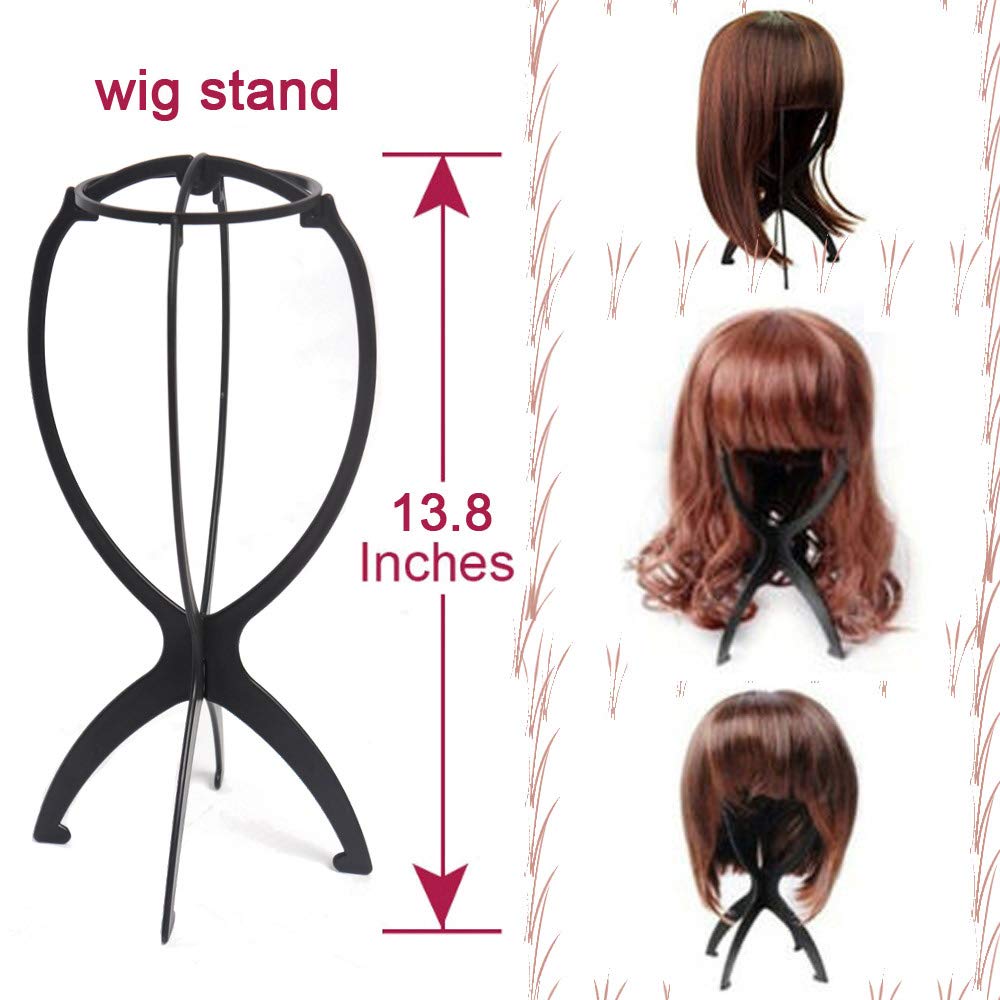 Ruiwen hair: base estable para pelucas que evita deslizamientos durante la exhibición.
