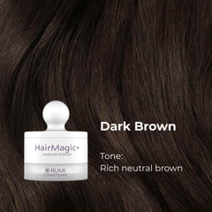 La cobertura de canas con HairMagic+ para un acabado suave.