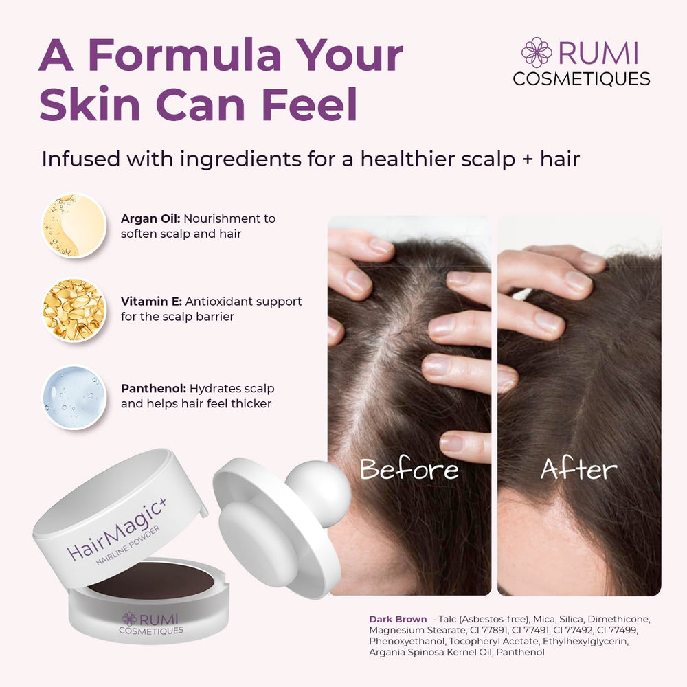 Relleno de la línea de cabello para un aspecto más lleno.
