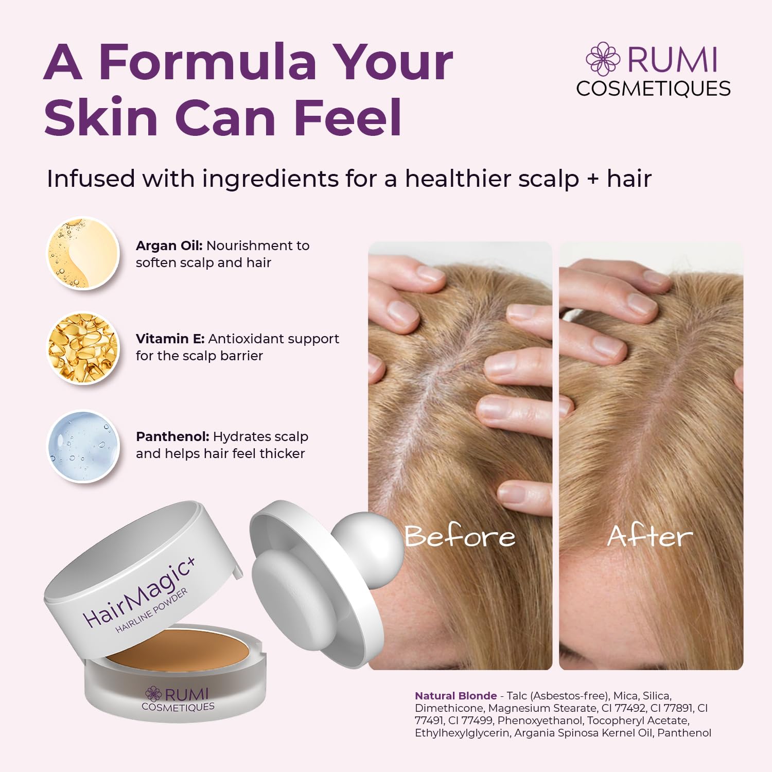 HairMagic+ aplicación-portátil para retoques en cualquier lugar