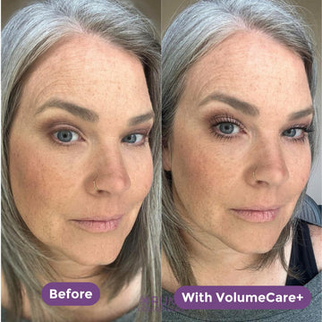 Rumi Cosmetiques VolumeCare+ fórmula hipoalergénica cuida pestañas sensibles.