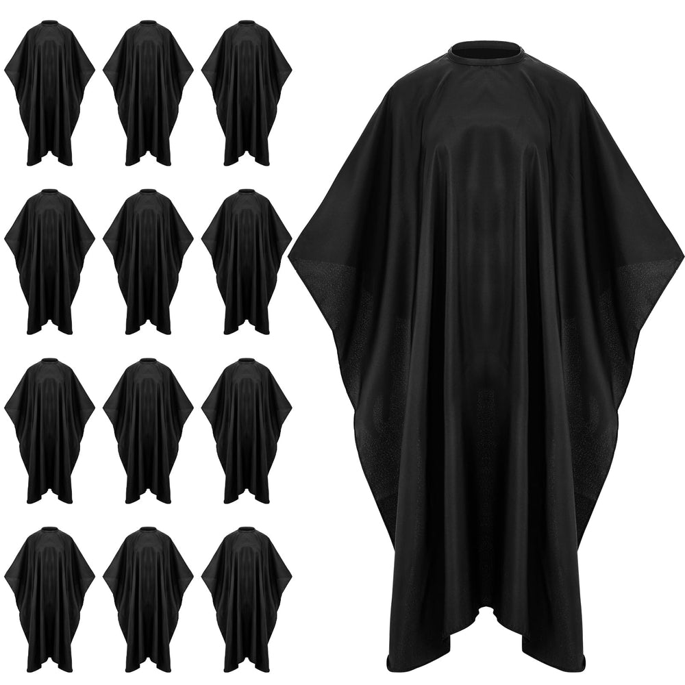Run Pmy capa barbero con cierre clip: protección impermeable para clientes.
