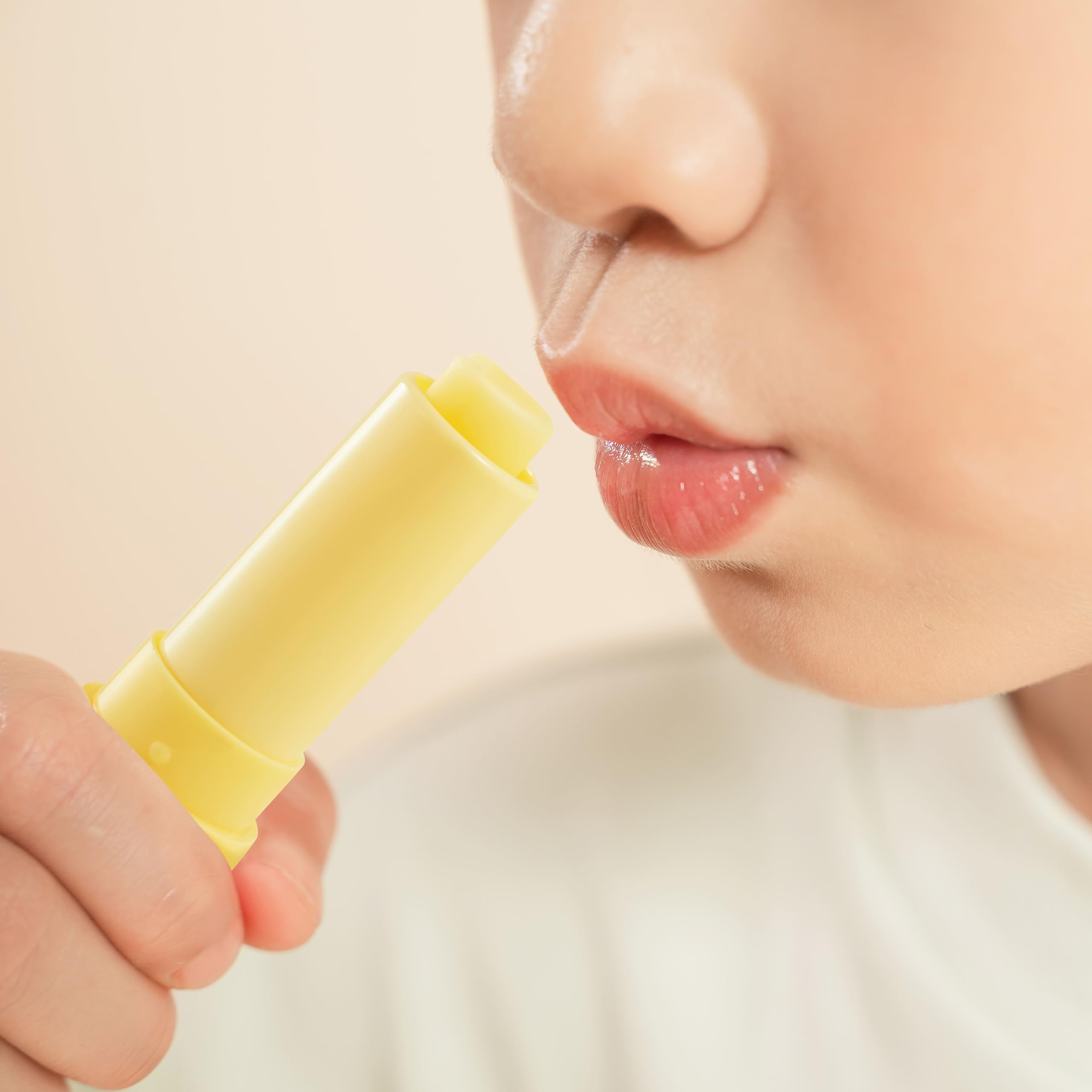 RUNBEN Kids Lip Balm swatch on skin showing moisturization