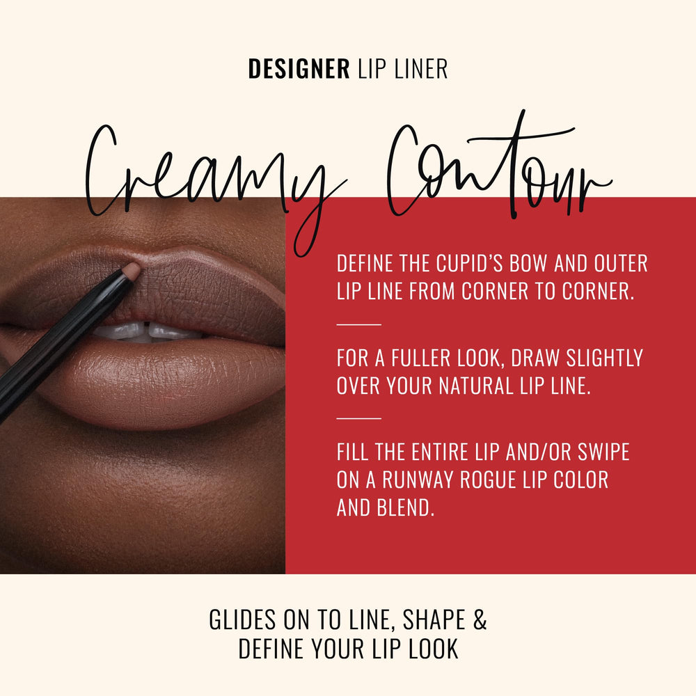 Runway Rogue delineador-labios con afilador integrado para mayor precisión