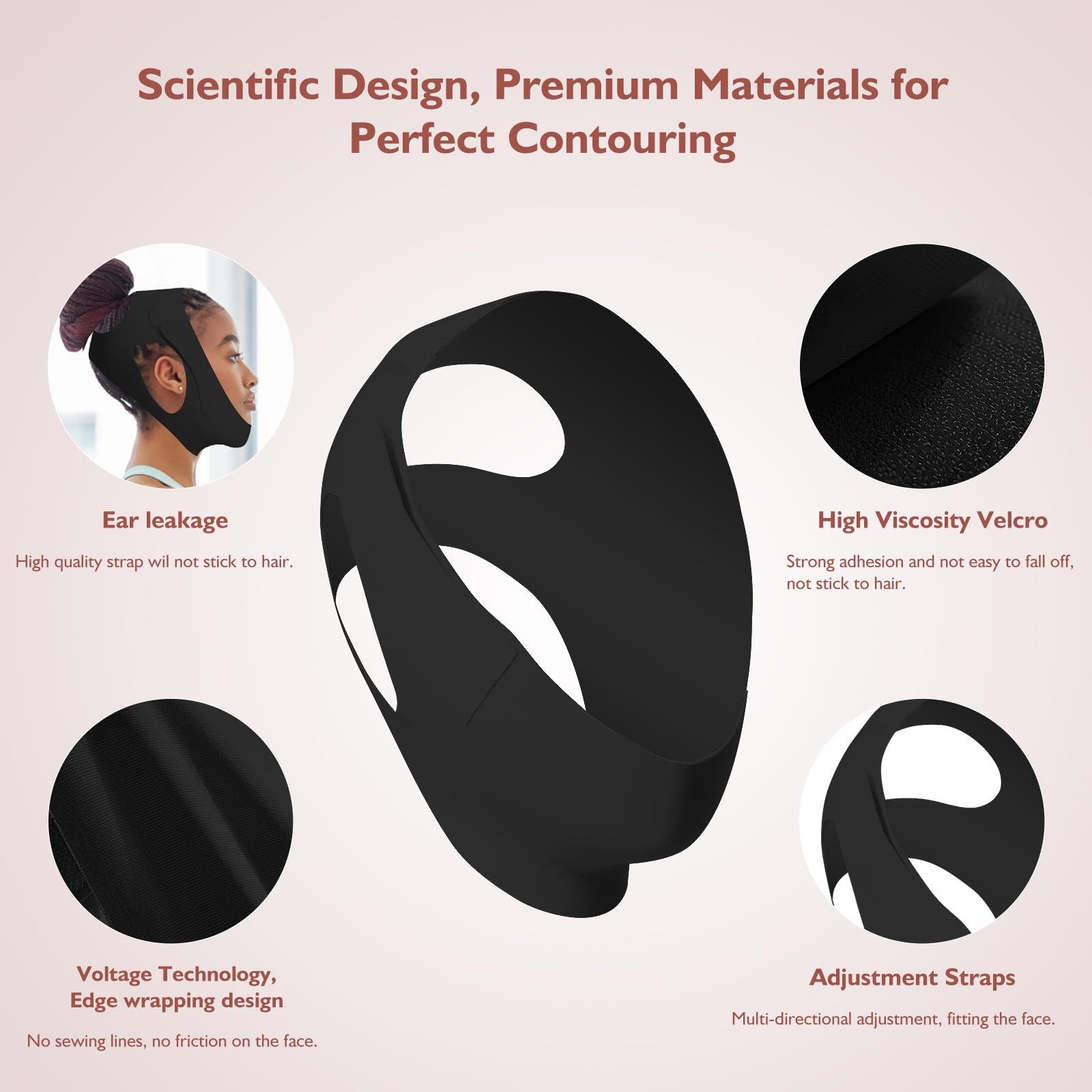 RushForward Tecnología prensado caliente: elevación facial cómoda durante el descanso