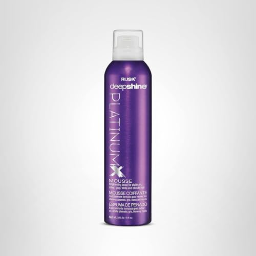 RUSK Deepshine PlatinumX Mousse aporta cuerpo y ligereza sin resecar