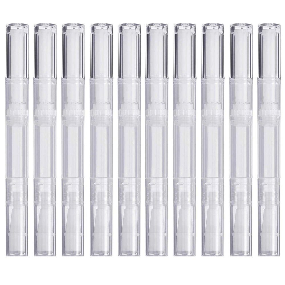 Rvetol conjunto de 10 bolígrafos giratorios transparentes de 3 ml, fácil para repuestos
