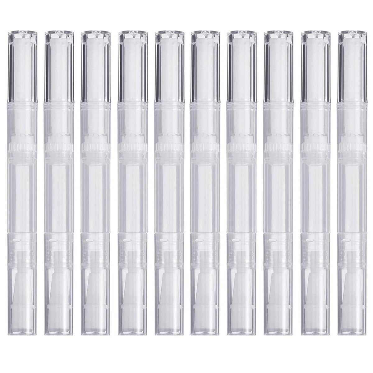 Rvetol conjunto de 10 bolígrafos giratorios transparentes de 3 ml, fácil para repuestos