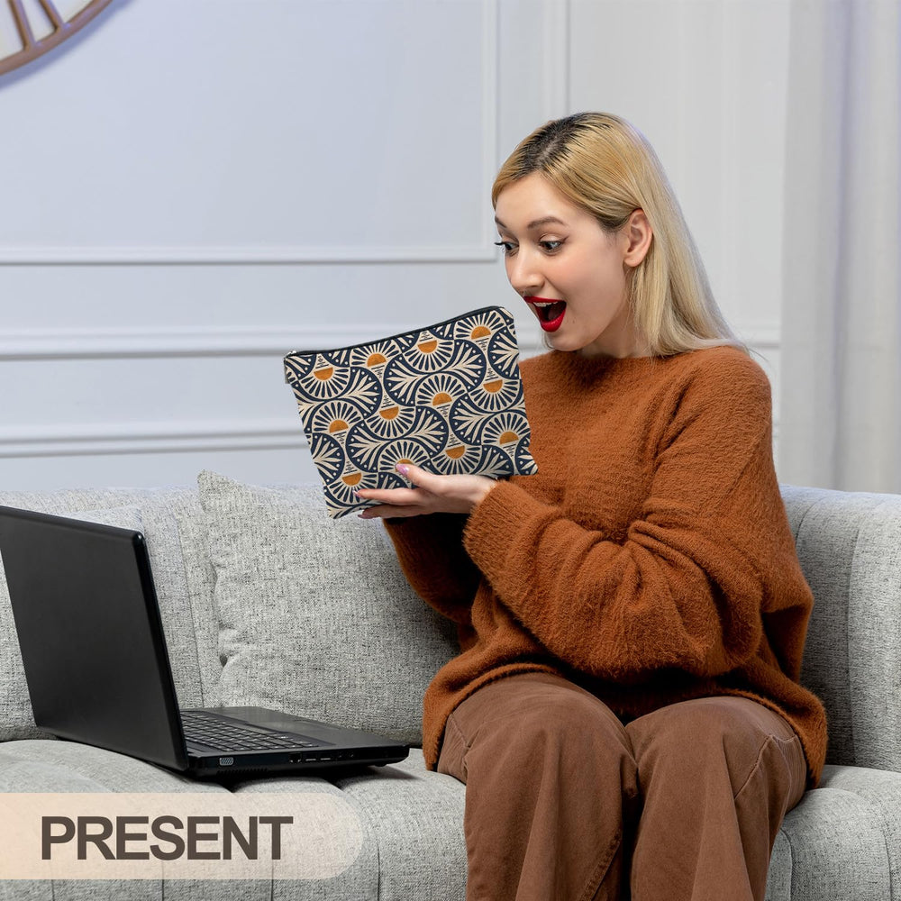 RYYCDOI bolso de maquillaje boho, regalo perfecto con mensajes inspiradores.
