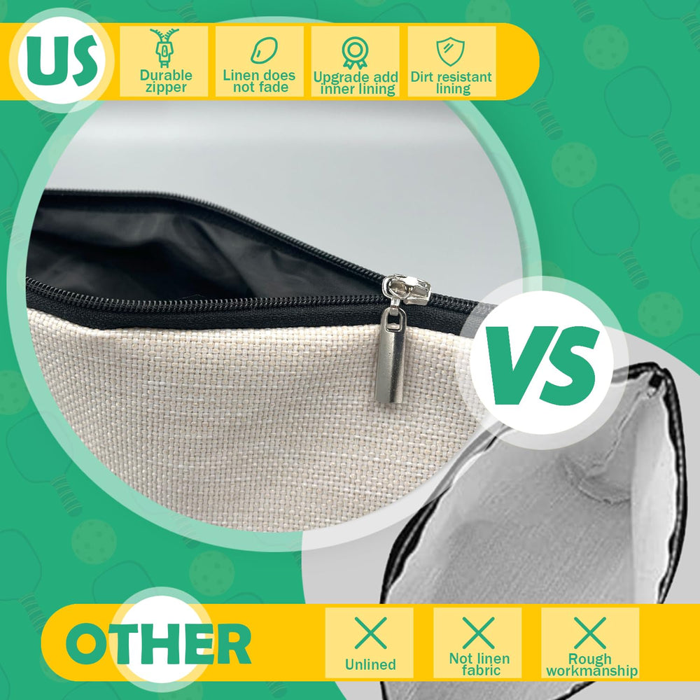 Cremallera suave y forro impermeable, bolsa RYYCDOI para pickleball.