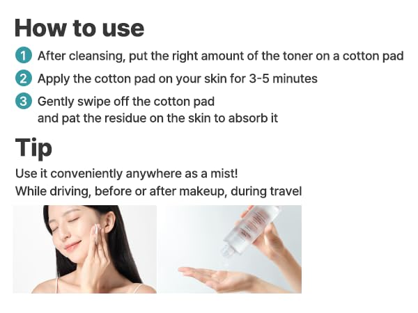 S.NATURE Aqua Oasis Toner ayuda a limpiar poros eliminando impurezas superficiales.