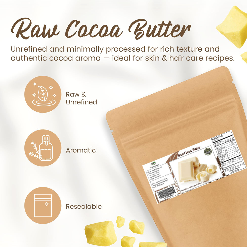 Saaqin manteca cacao con aroma intenso ideal para cremas nutritivas