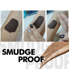 Dark Brown 02 shade swatch showing deep, natural brow color and texture.