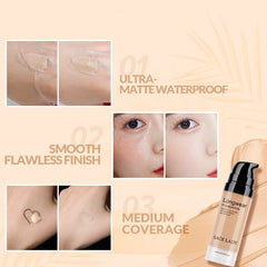 Maquillage SACE LADY résistant à l’eau, tenue longue durée toute la journée.