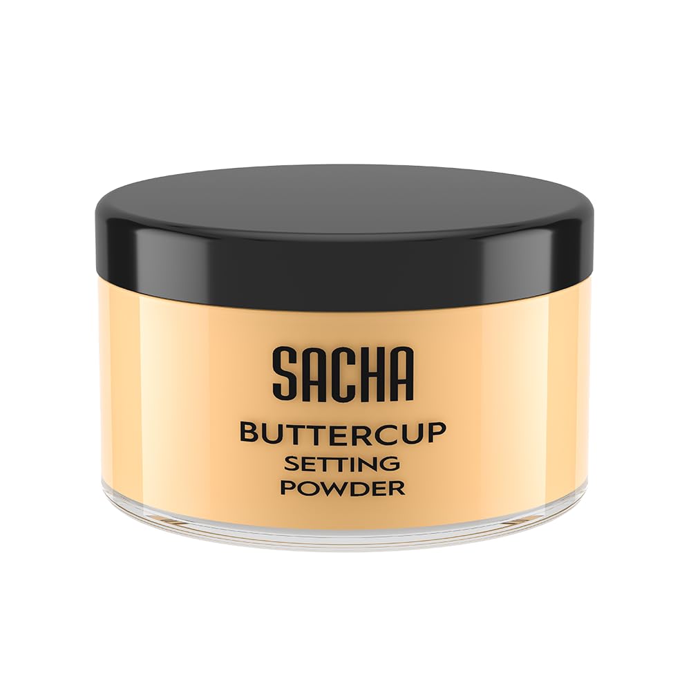 Sacha Buttercup Poudre libre transparente pour un fini naturel et léger.