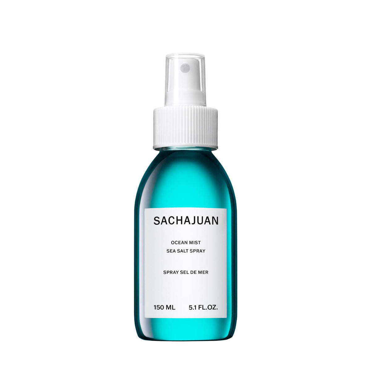 SACHAJUAN Ocean Mist: botella-vertido para textura casual y volumen duradero.