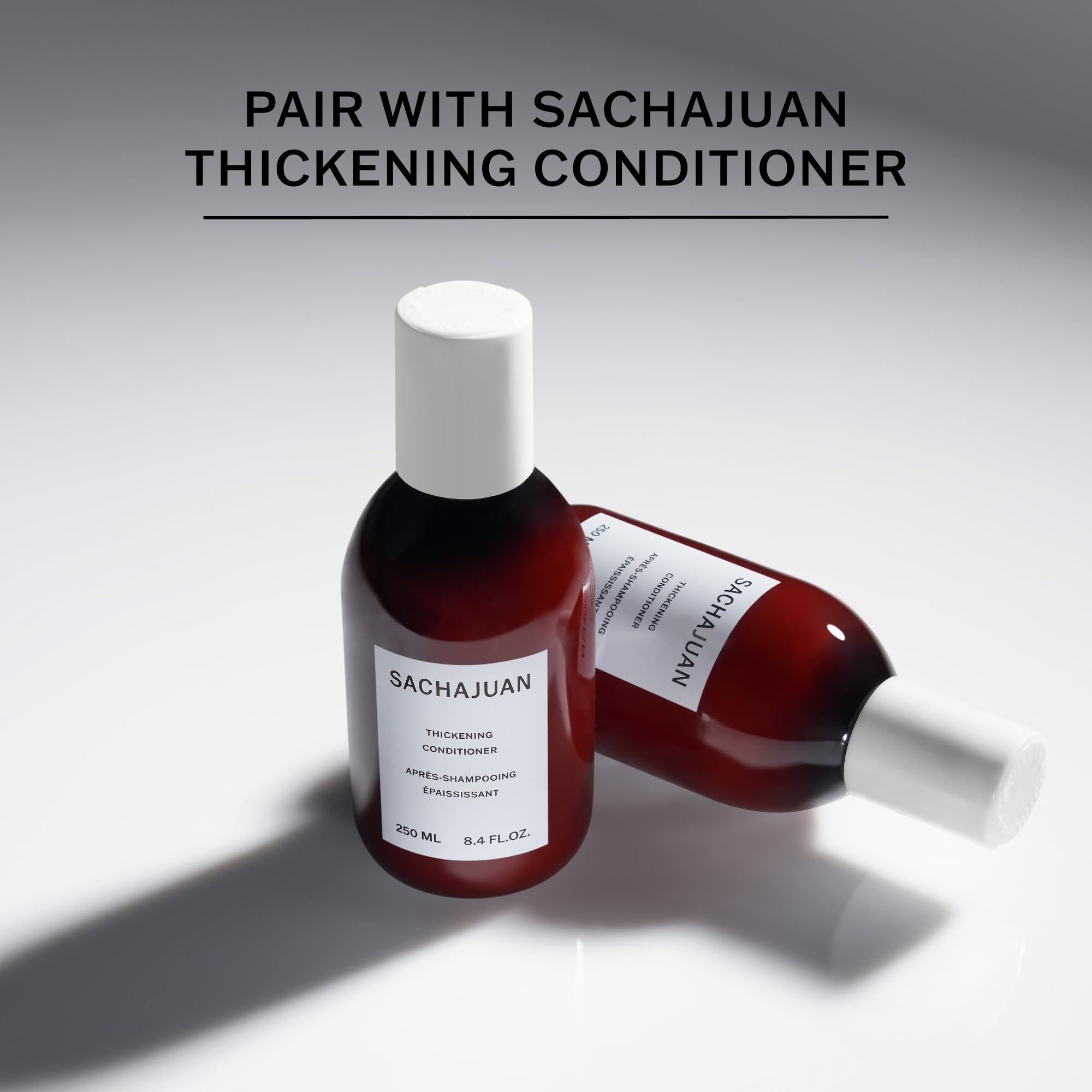 SACHAJUAN Thickening Shampoo volumen suave para cabello fino y con menos cuerpo.