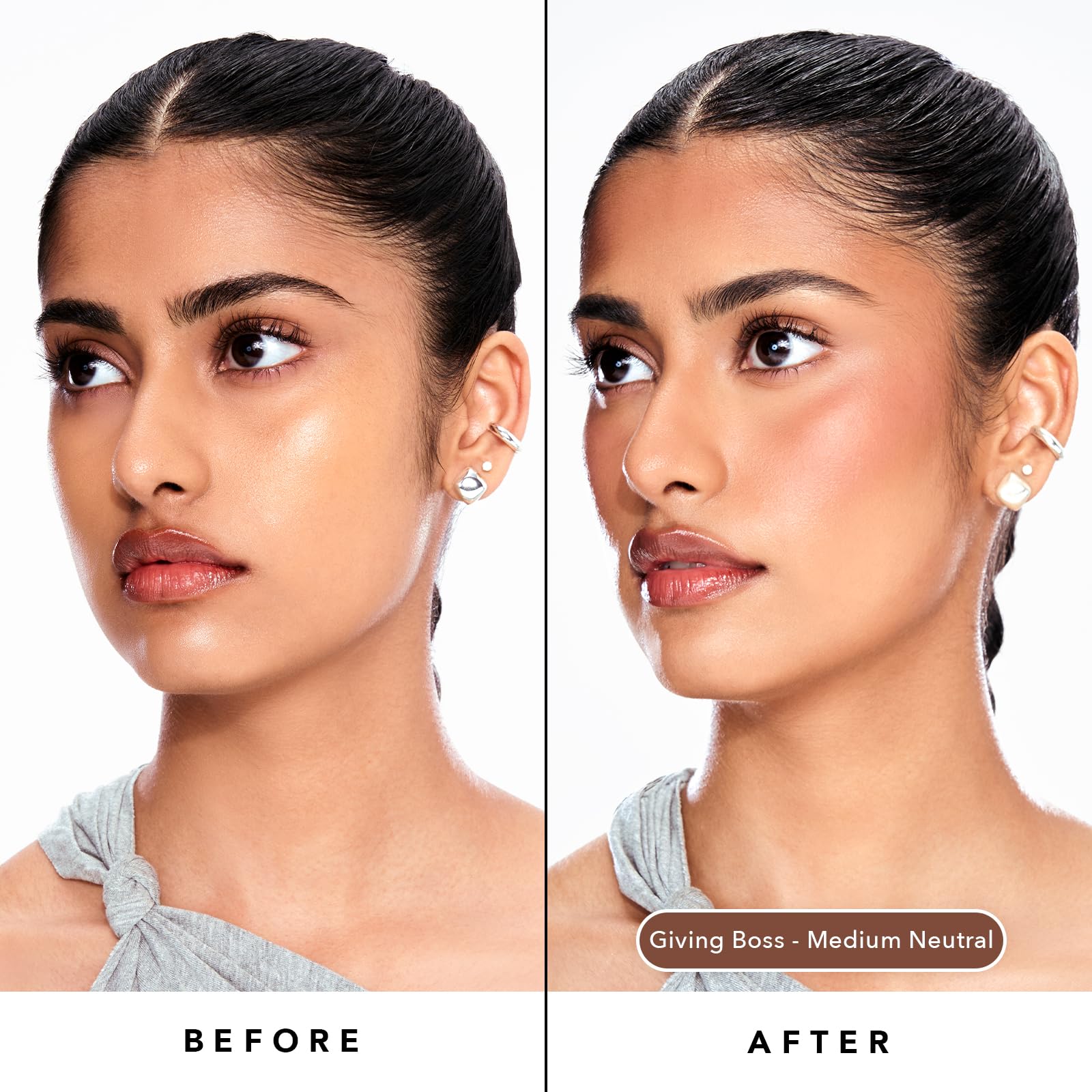 Sacheu Stay-N Contorno líquido: se integra con base sin perder textura.