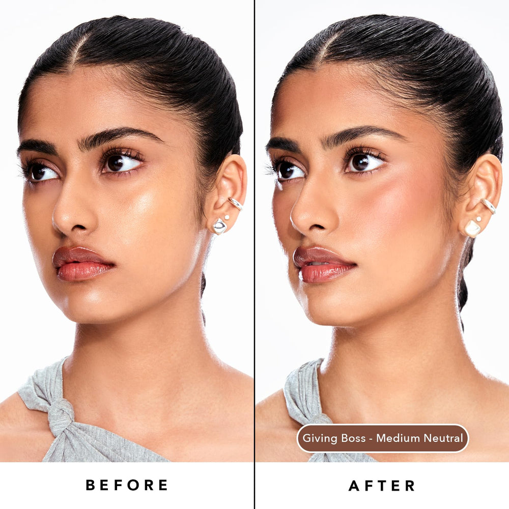 Sacheu Stay-N Contorno líquido: se integra con base sin perder textura.