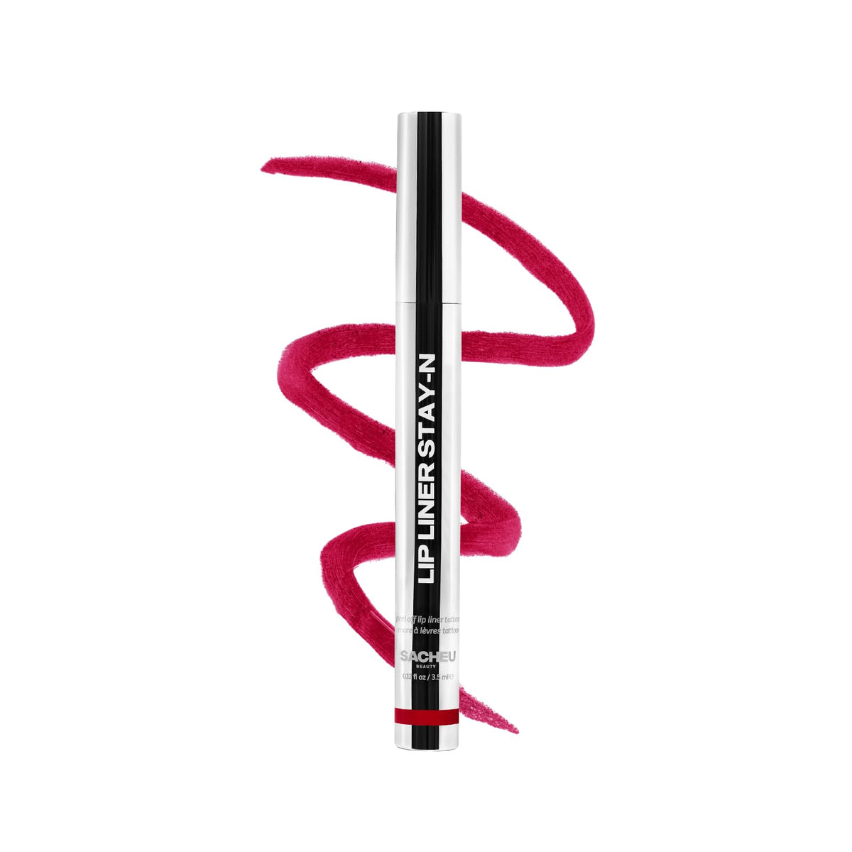 Sacheu delineador labial Stay-N, acabado mate, trazo definido todo el día.