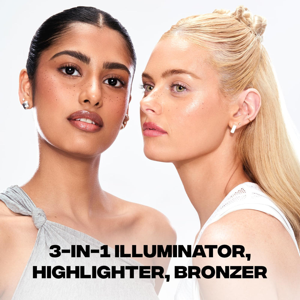 Sacheu Liquid Glow offre un fini lumineux sous le maquillage ou en superposition.