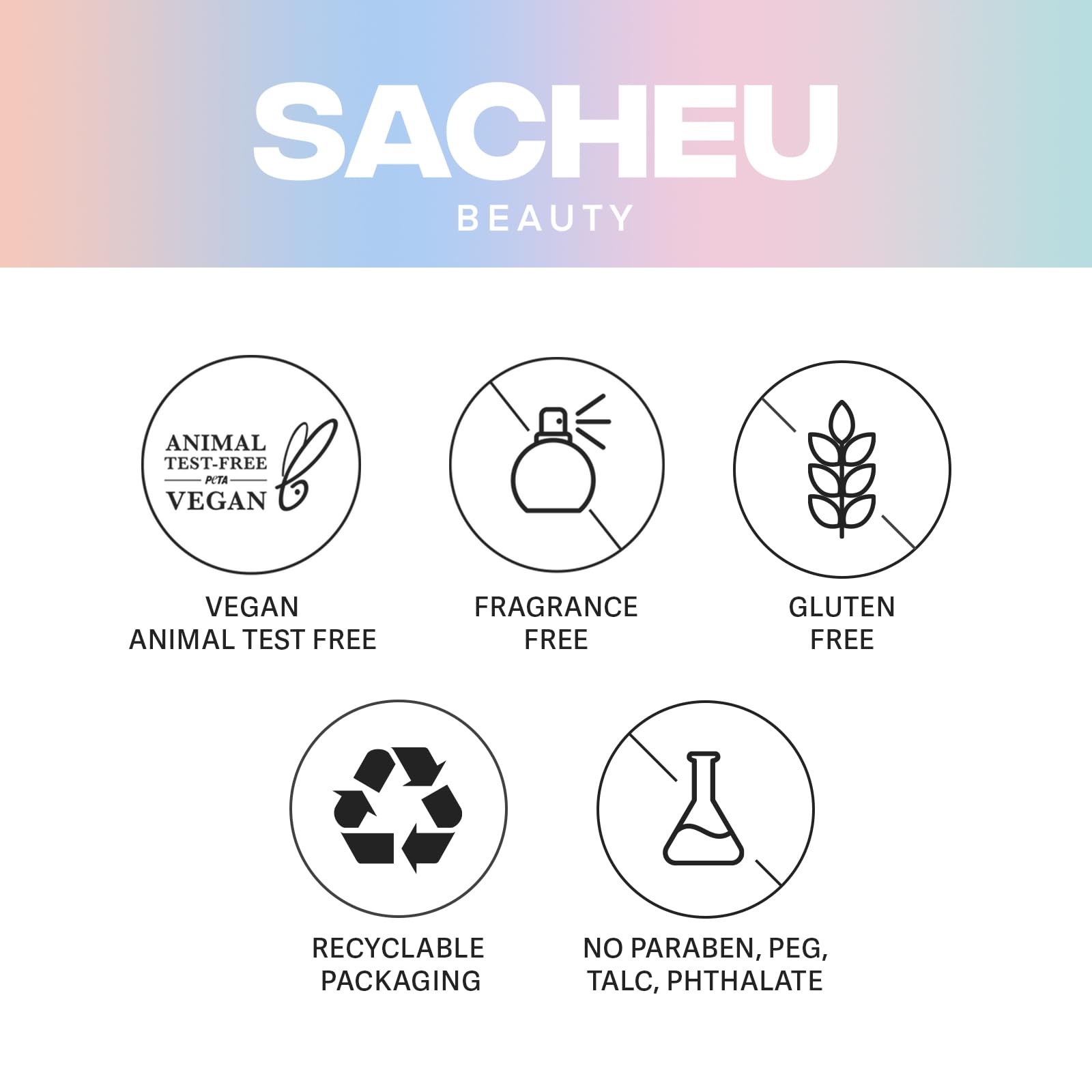 Sacheu Slick Skin: ideal para usar con rodillo facial y deslizamiento uniforme.