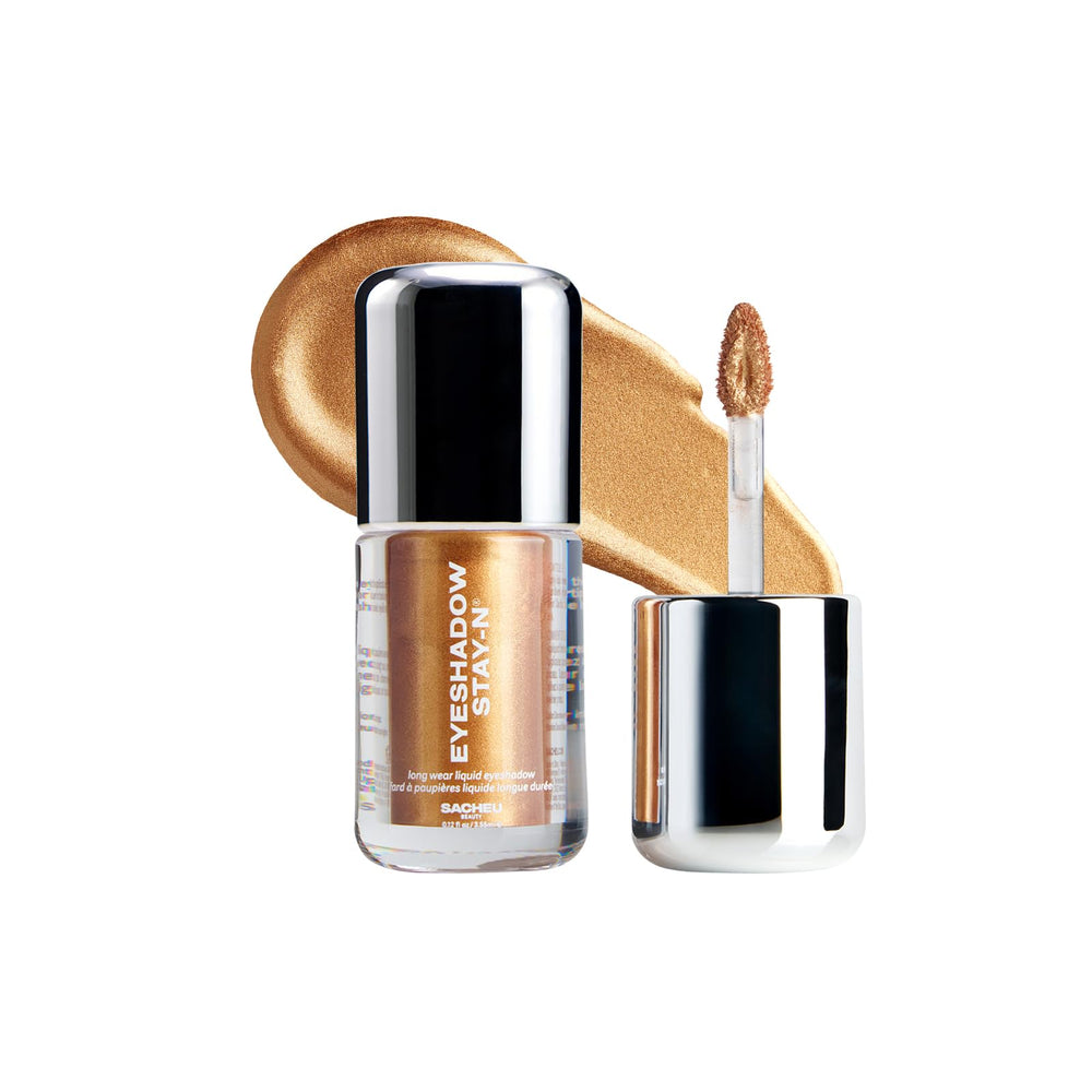 Sacheu STAY-N muestra sombra de ojos color intenso para una apariencia duradera.