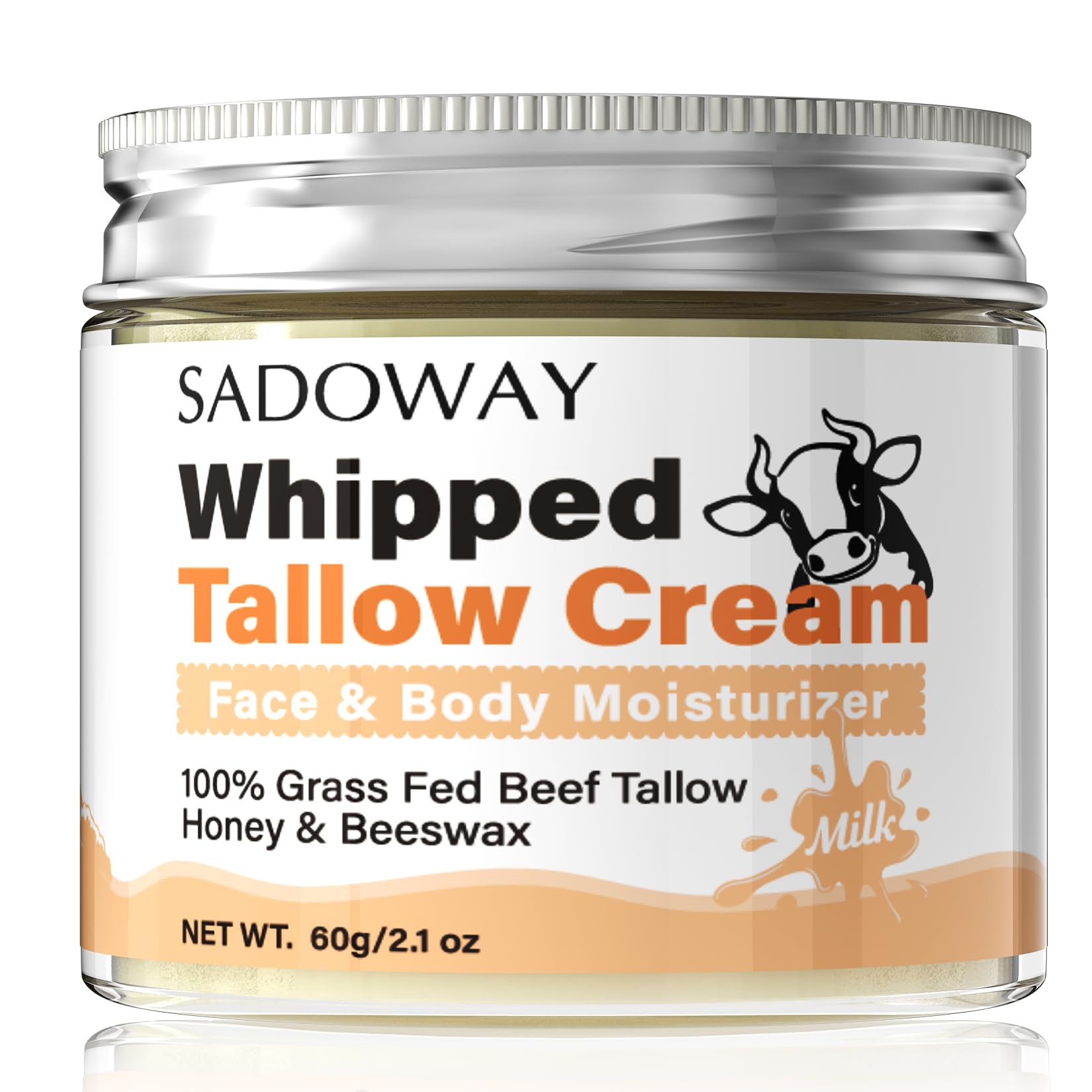 SADOWAY manteca de vaca para piel en frasco, hidratación profunda