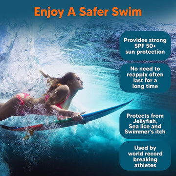 Uso de Safe Sea en rostro y cuerpo para protección diaria en playa