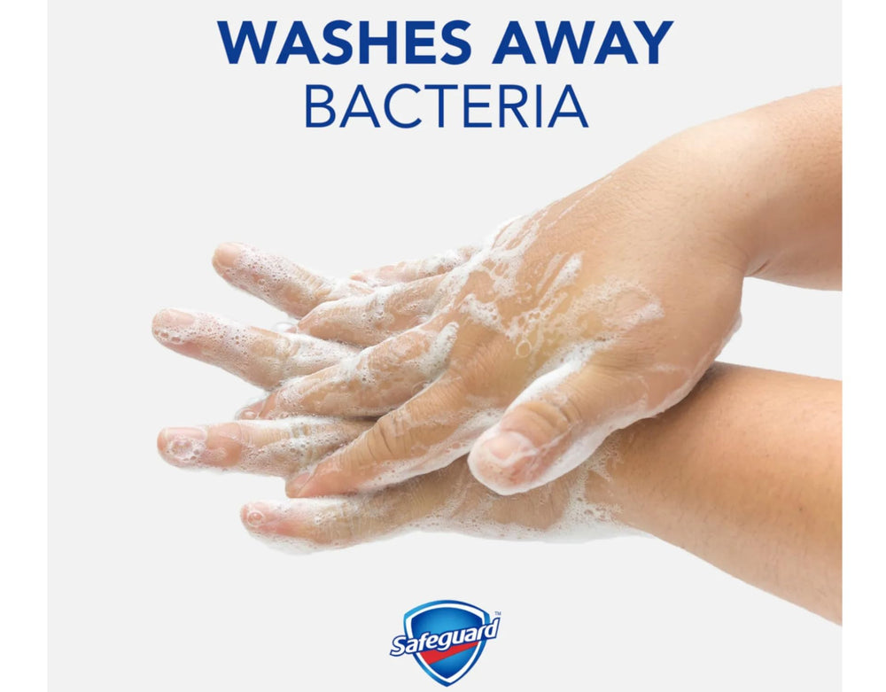 Safeguard Barra antibacterial deja piel fresca tras el uso diario.