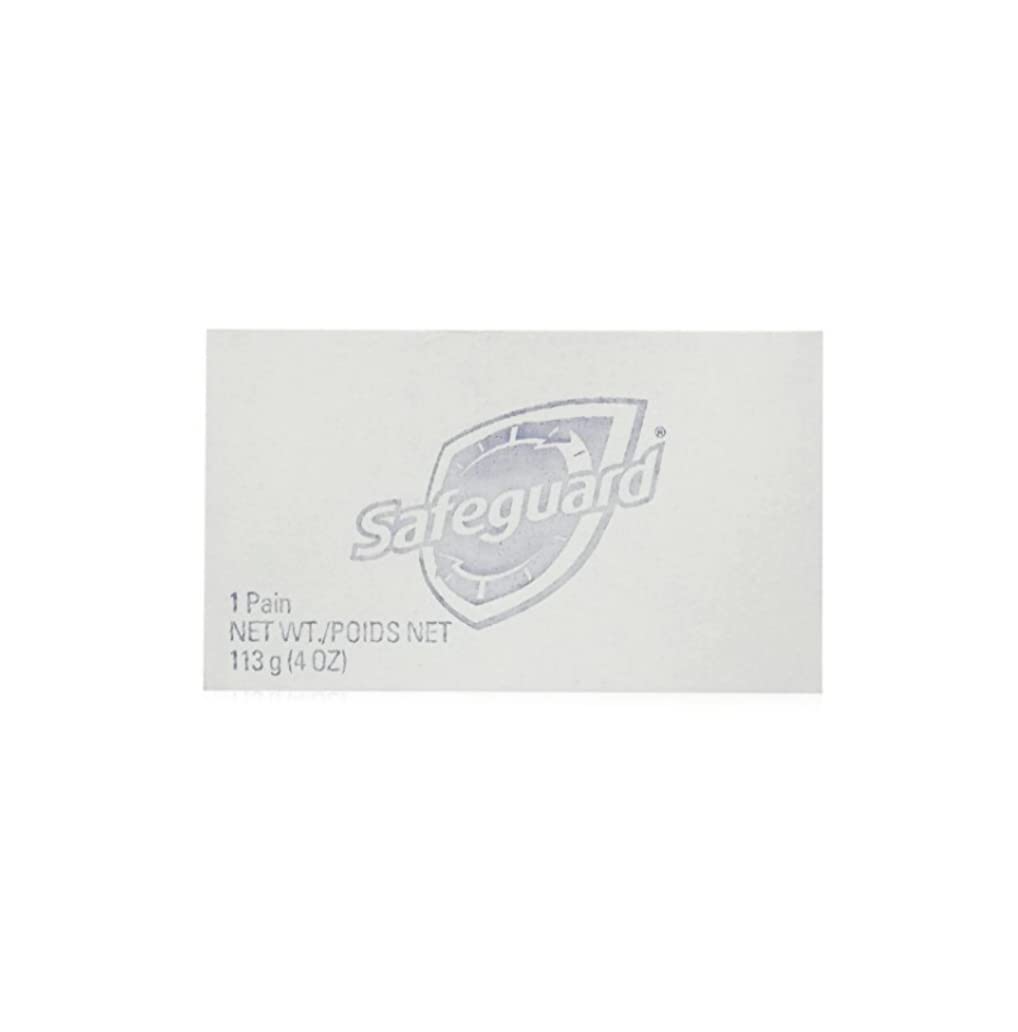 Jabón Safeguard Blanco, lavado de manos con textura cremosa.