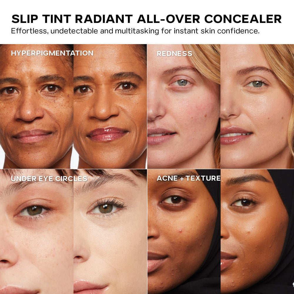 Fórmula con niacinamida y hialurónico en Saie Slip Tint para equilibrio cutáneo.