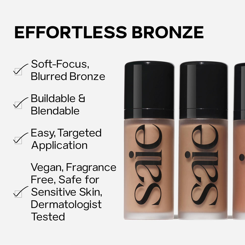 Aplicación suave de Dew Bronze para zonas iluminadas y brillo natural.