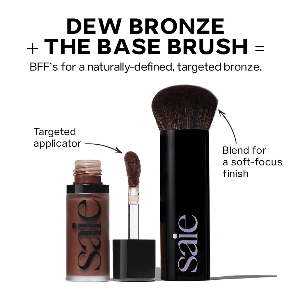 Saie Dew Bronze: envase compacto ideal para retoques.