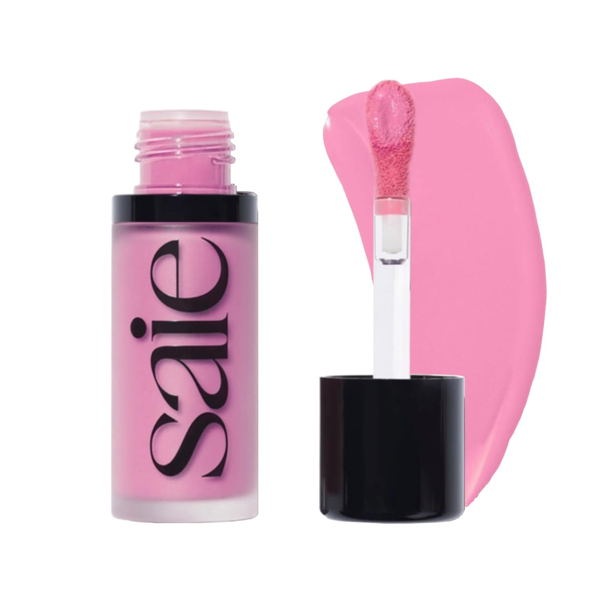Saie Dew Liquid Blush rubor natural con acabado ligero para un look fresco.