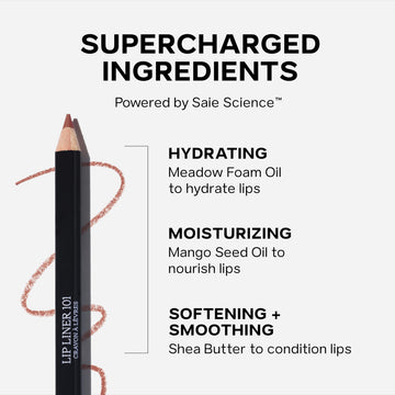 Cuidado suave Saie 101 gracias a manteca de karité y jojoba.