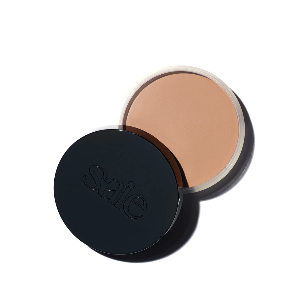 Saie Sun Melt bronzer crème – application veloutée pour un éclat naturel.