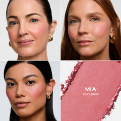 Saie SuperSuede Baked Blush: acabado natural y ligero para el día.