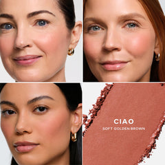 Saie SuperSuede Baked Blush pigmento difuso para color ligero y uniforme