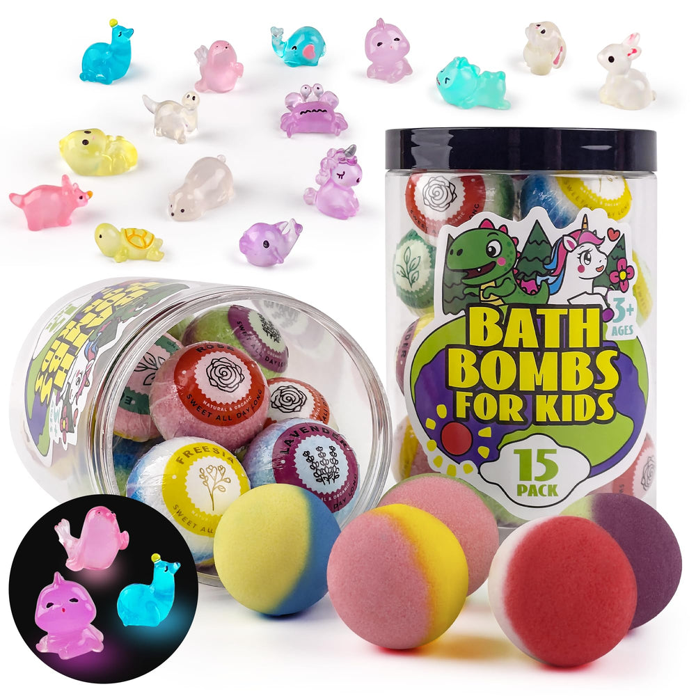 Sailimu bombas de baño naturales con colores vivos y aroma suave para niños.