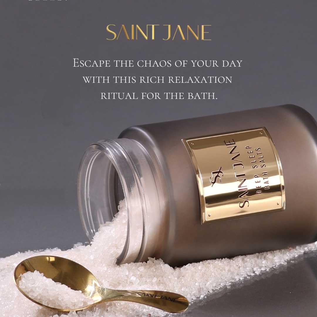 SAINT JANE Sels bain Sommeil spa à domicile: soin luxueux pour la peau