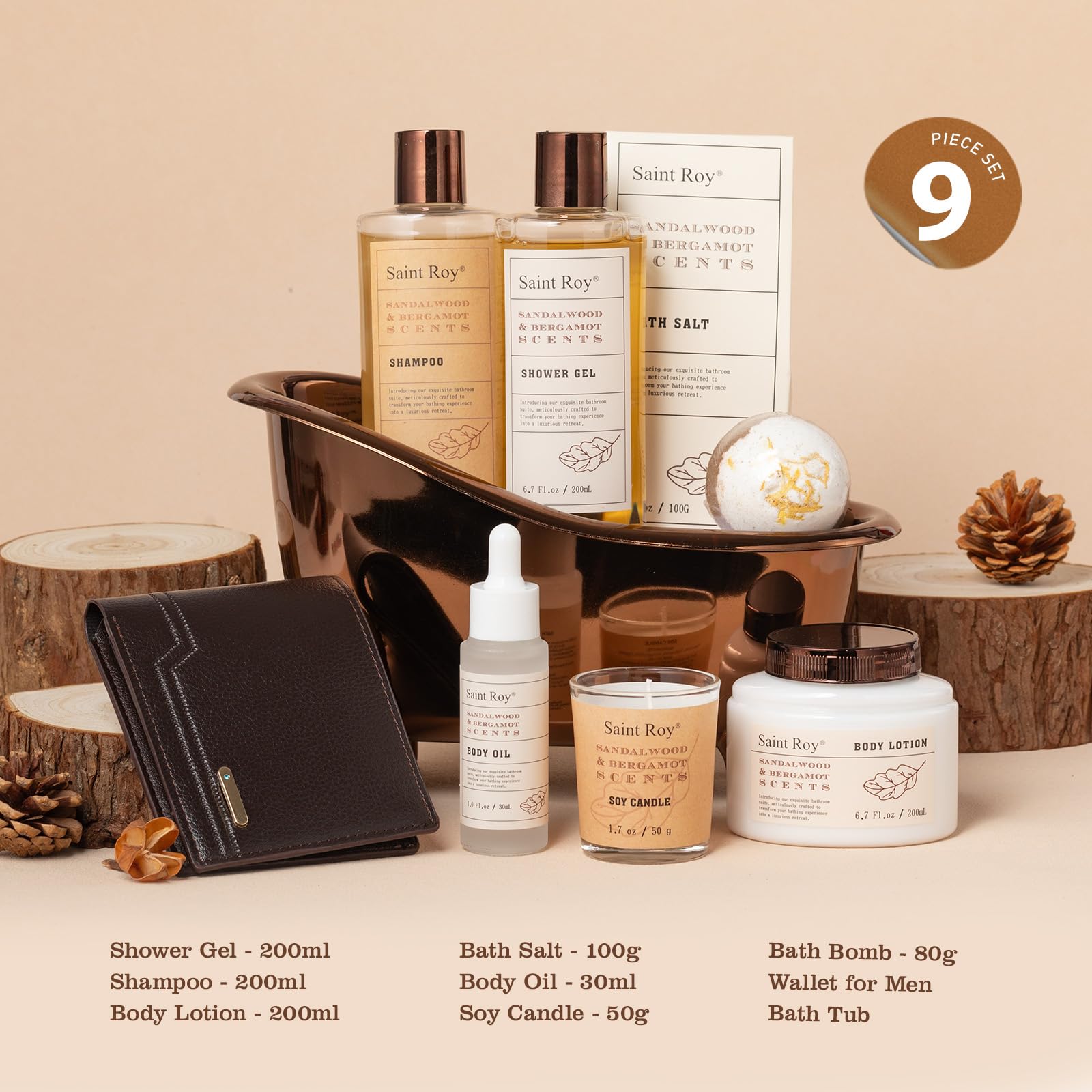 Saint Roy jabon y gel de ducha para hombre, cuidado diario de la piel.