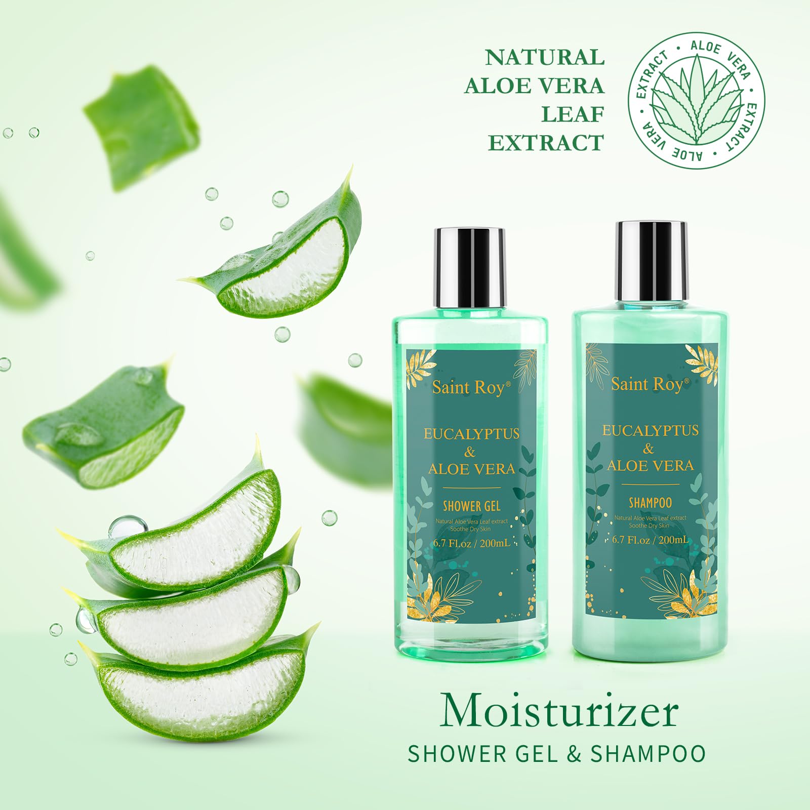 Lotion corps Saint Roy, hydratante et texture légère.