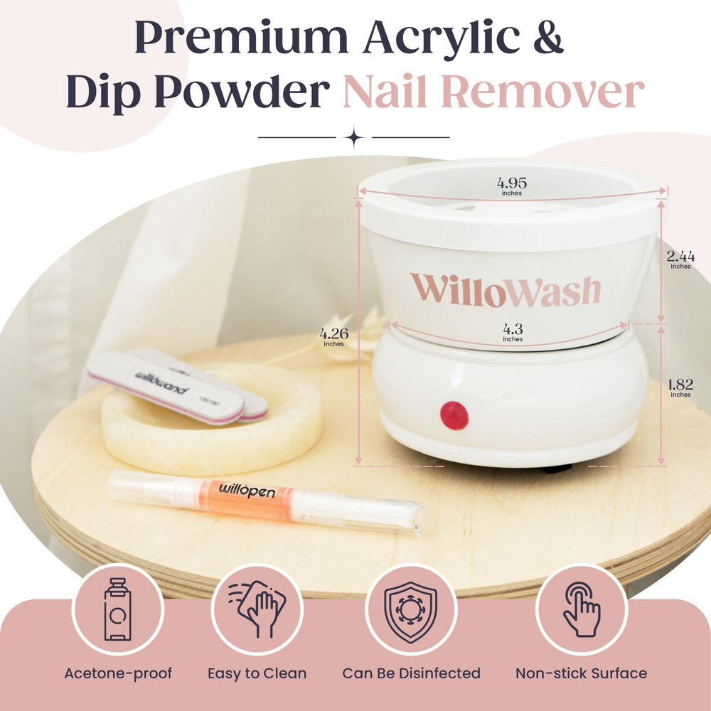 Saint Willo Willowash kit completo para remover acrílico en casa